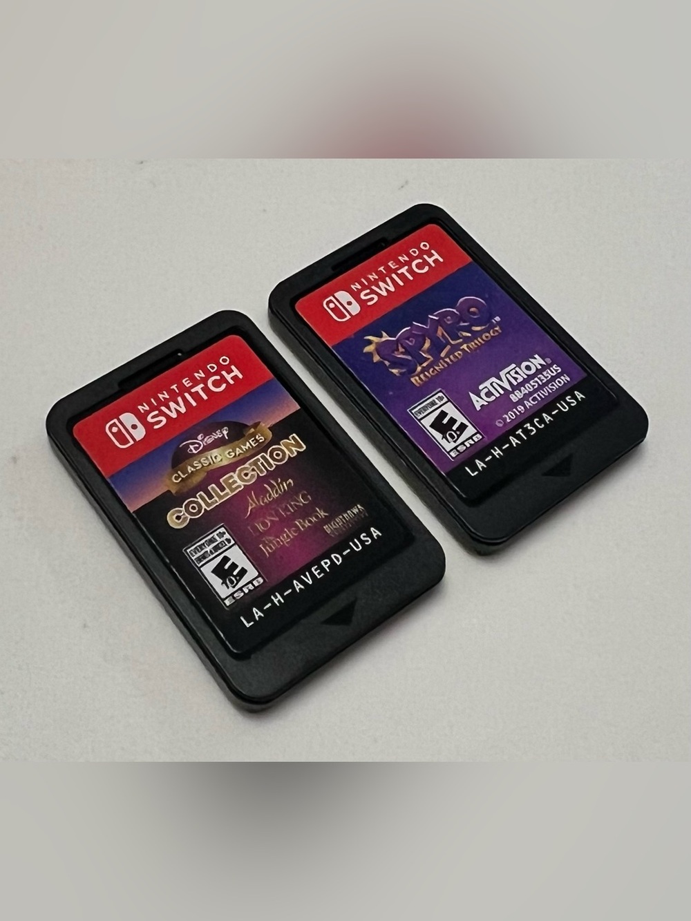 Nintendo Switch Games Disney Classic Games Collection and Spyro Reignited Trilog